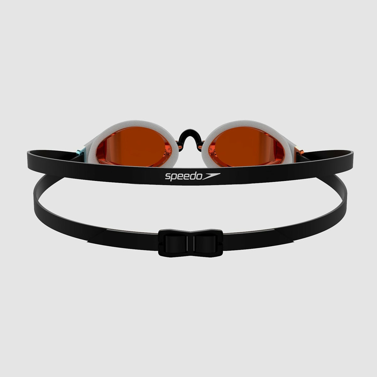 Speedo Adult Fastskin Speed Socket 2.0 Mirror Goggles White