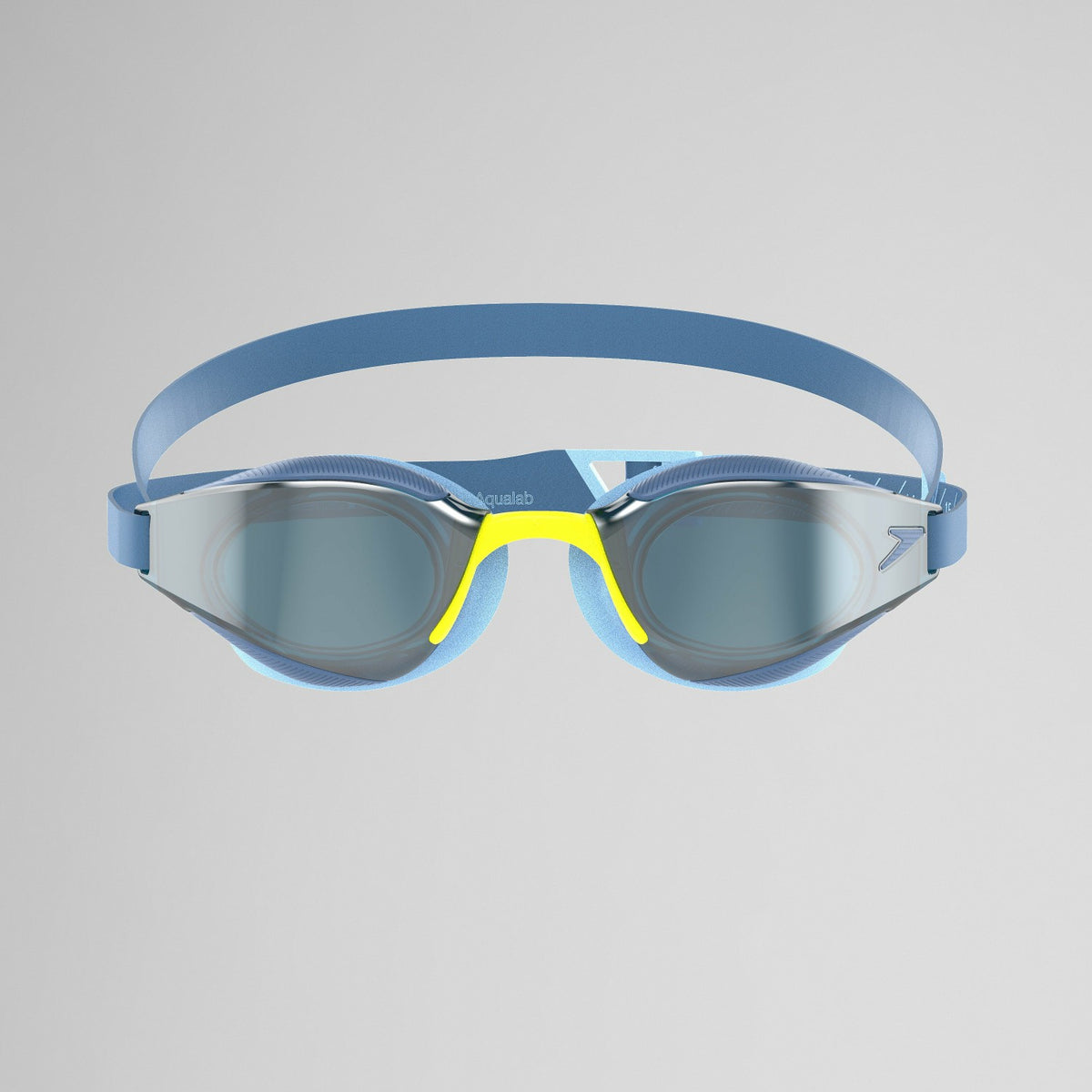 Speedo Adult Fastskin Hyper Elite Mirror Goggles Blue/Silver