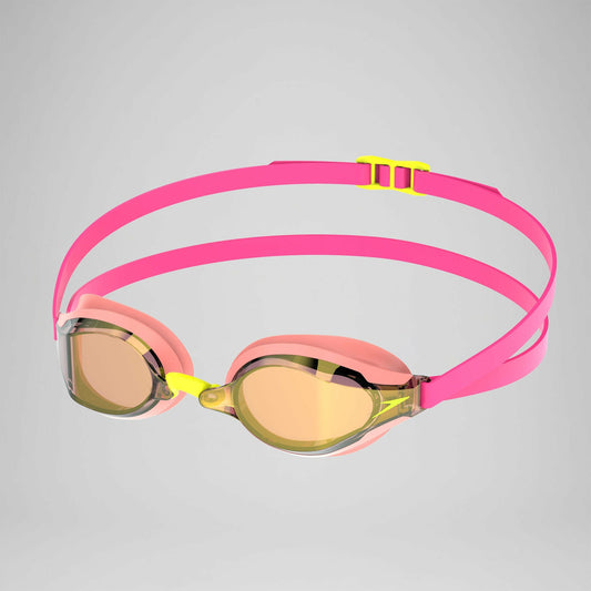 Speedo Adult Fastskin Speed Socket 2.0 Mirror Goggles Orange/Gold