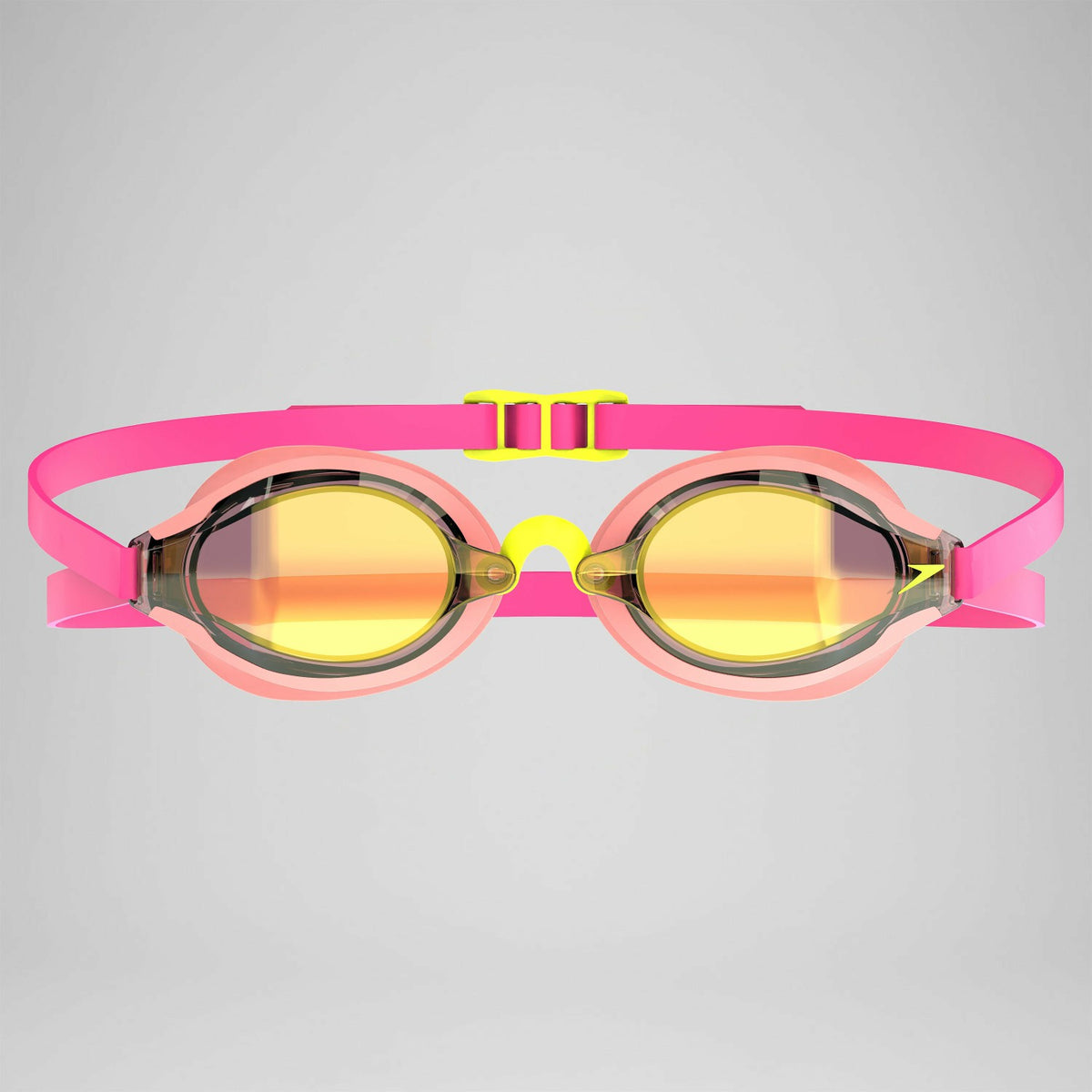 Speedo Adult Fastskin Speed Socket 2.0 Mirror Goggles Orange/Gold