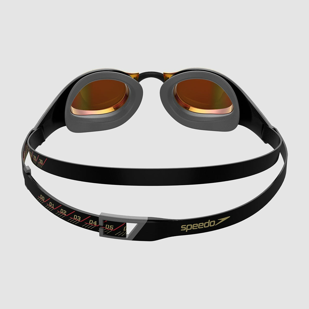 Speedo Adult Fastskin Pure Focus Mirror Goggles Black