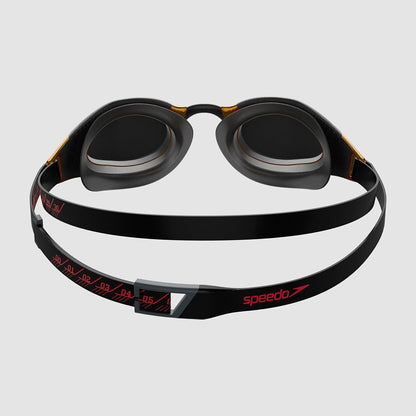Speedo Adult Fastskin Hyper Elite Mirror Goggles Black