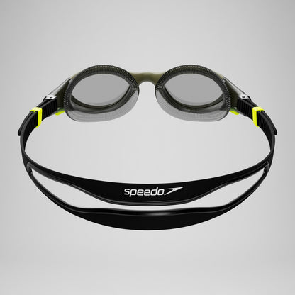 Speedo Adult Biofuse 2.0 Polarised Goggles Dark Green/Yellow