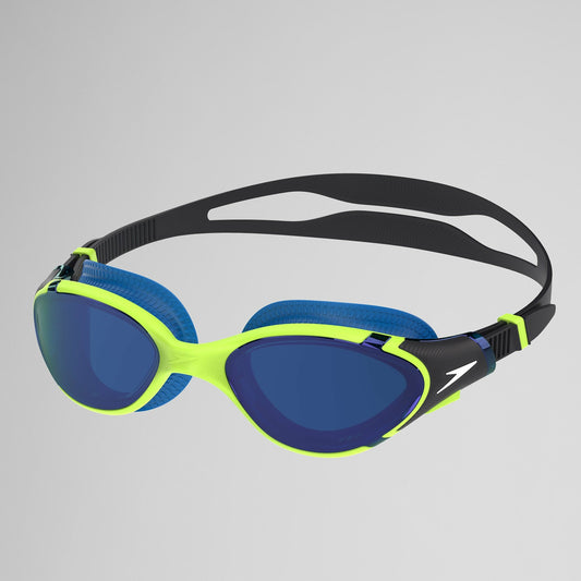 Speedo Adult Biofuse 2.0 Mirror Goggles Green/Blue