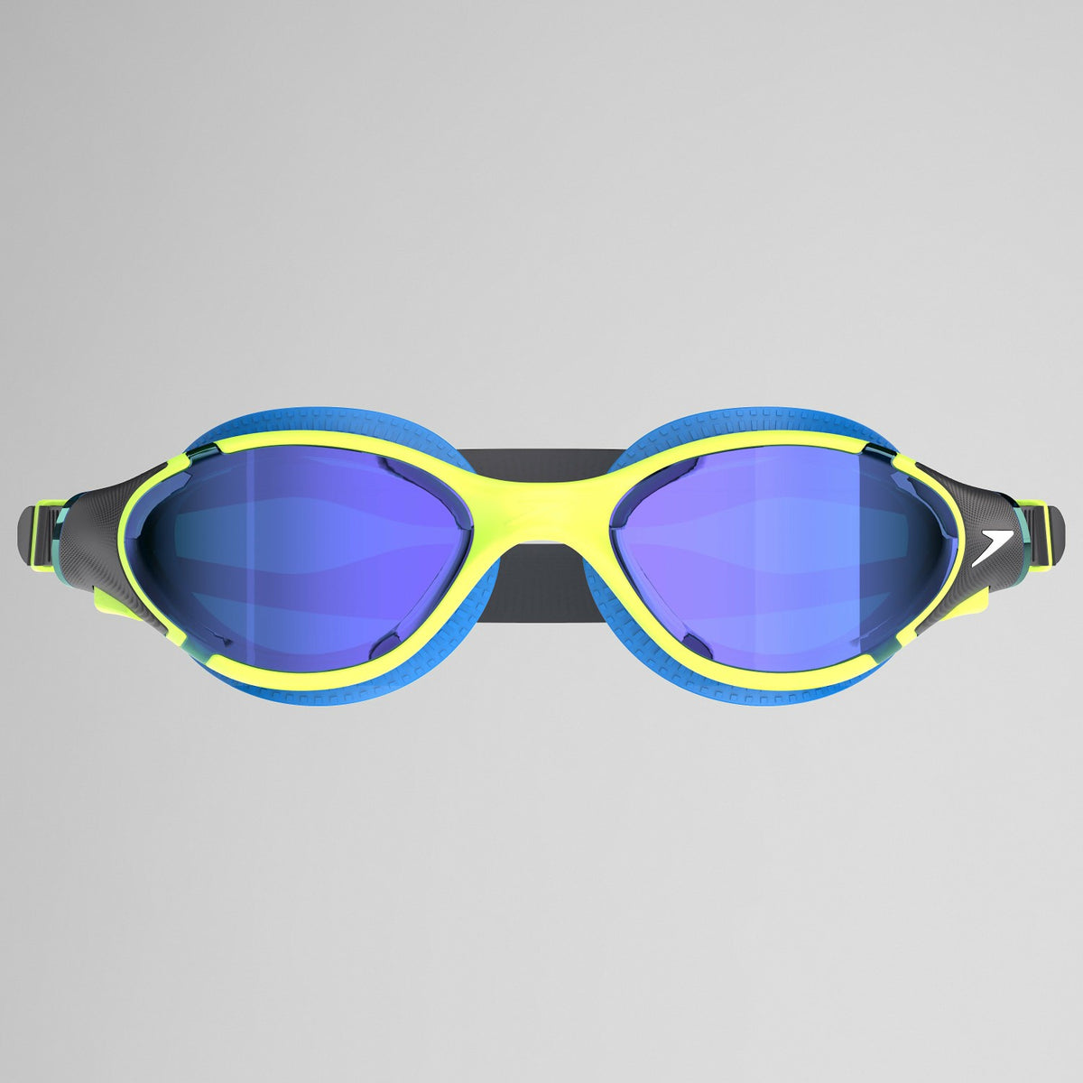 Speedo Adult Biofuse 2.0 Mirror Goggles Green/Blue