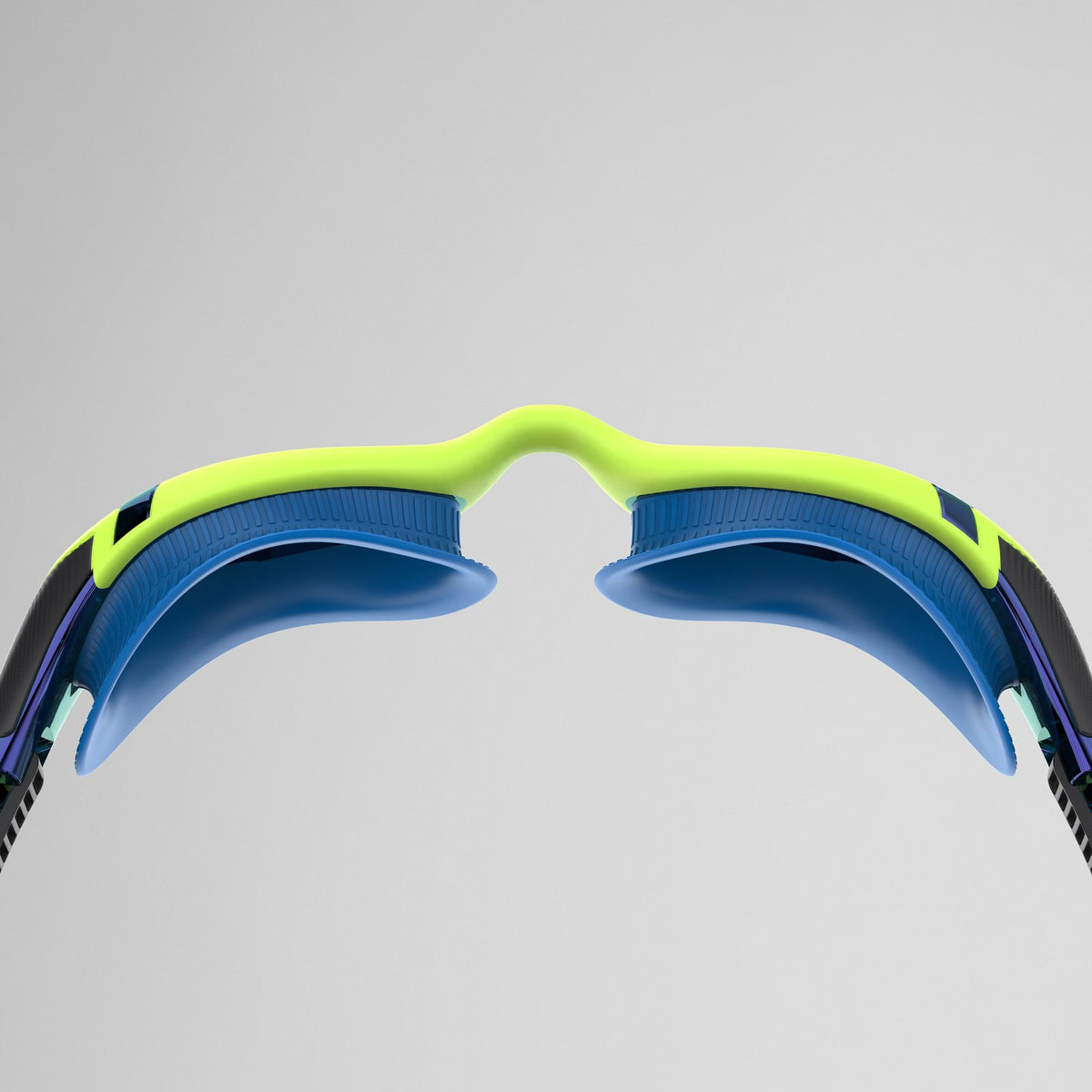 Speedo Adult Biofuse 2.0 Mirror Goggles Green/Blue