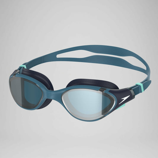 Speedo Adult Biofuse 2.0 Mirror Goggles Blue/Silver