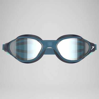 Speedo Adult Biofuse 2.0 Mirror Goggles Blue/Silver