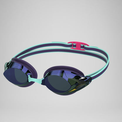 Speedo Vanquisher 3.0 Mirror Goggles Purple/Green