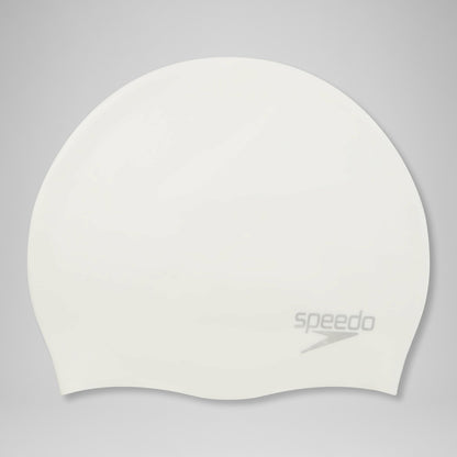 Speedo Unisex Silicone Cap White