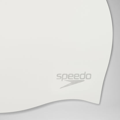 Speedo Unisex Silicone Cap White