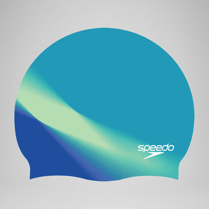 Speedo Adult Multi Colour Silicone Cap Blue