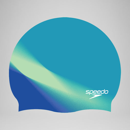 Speedo Adult Multi Colour Silicone Cap Blue