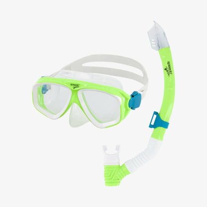 Speedo Junior Adventure Mask & Snorkel Set Blue