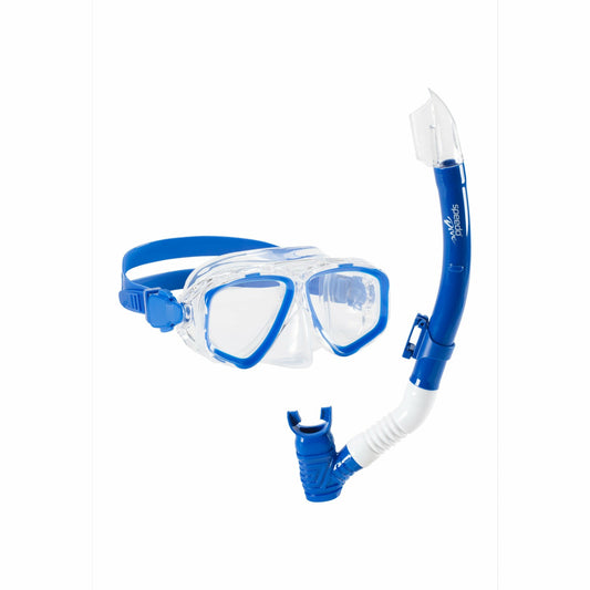 Speedo Junior Adventure Mask & Snorkel Set Blue