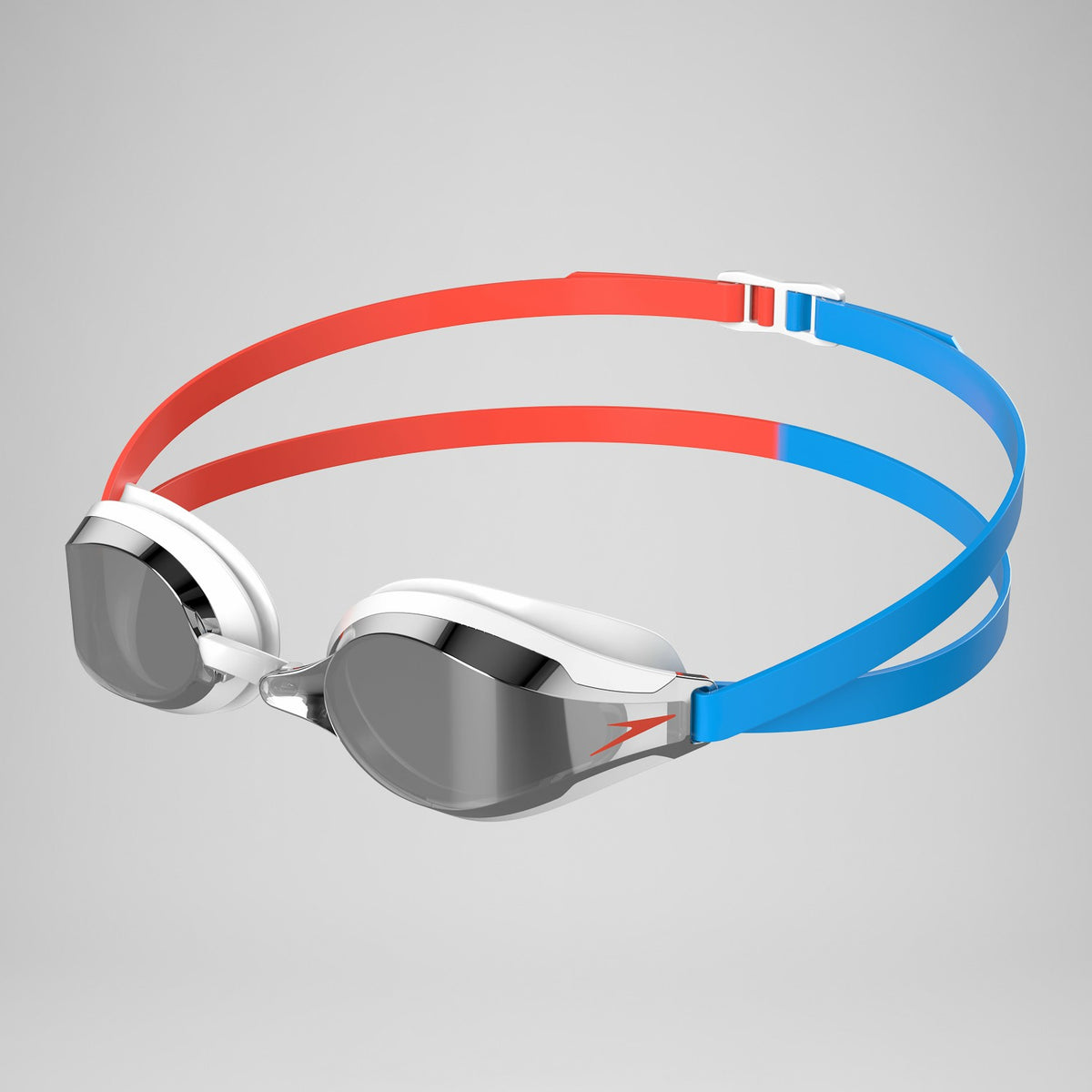 Speedo Adult Fastskin Speed Socket 2.0 Mirror Goggles Red/Blue