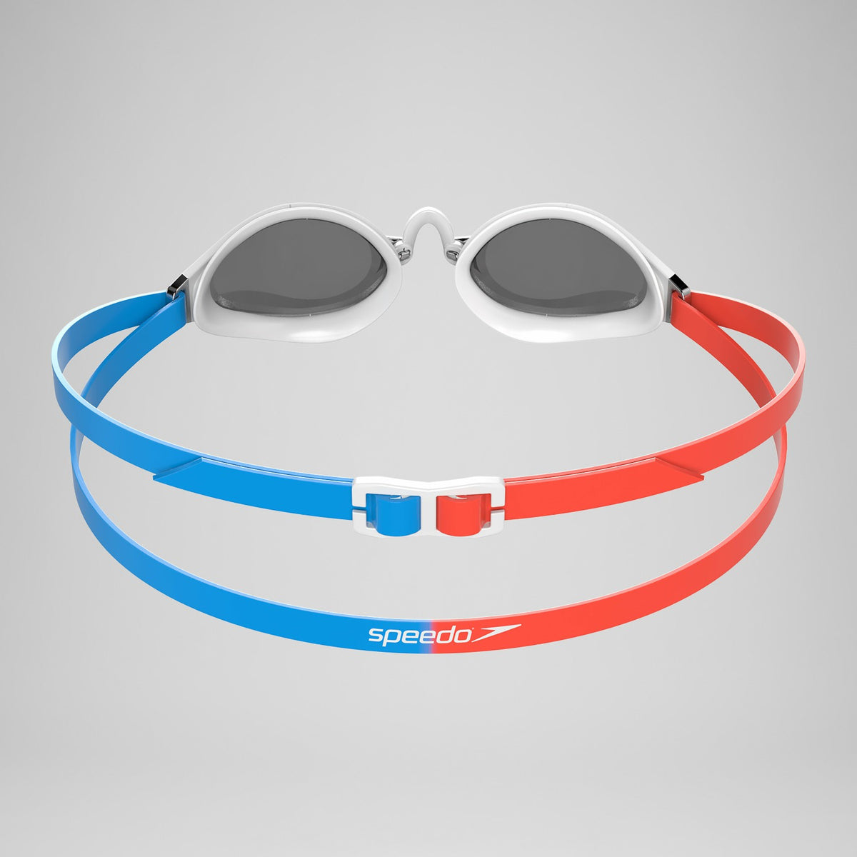 Speedo Adult Fastskin Speed Socket 2.0 Mirror Goggles Red/Blue