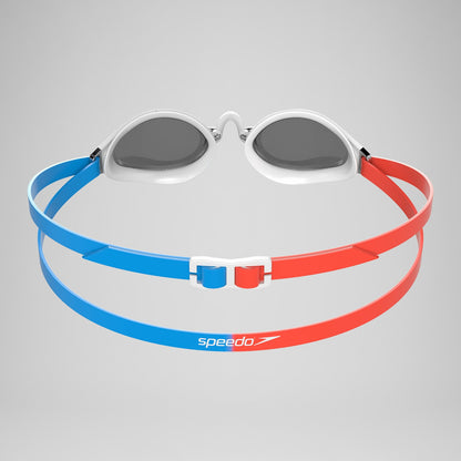 Speedo Adult Fastskin Speed Socket 2.0 Mirror Goggles Red/Blue