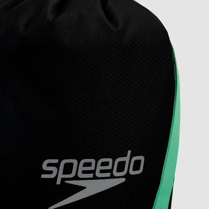 Speedo Pool Bag Black Green
