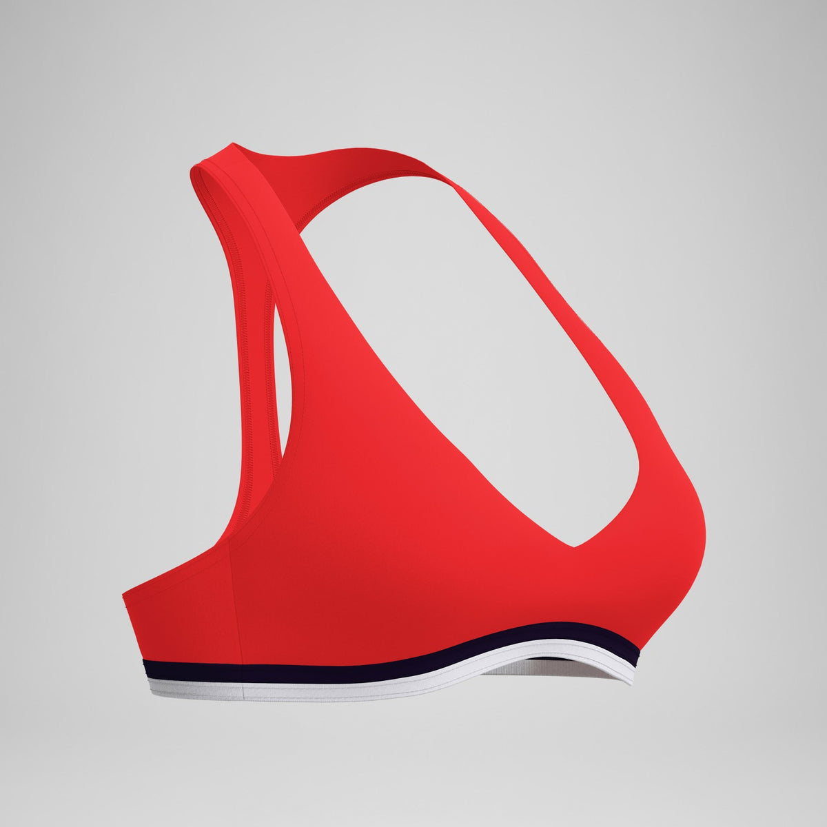 Speedo Jetstream Racerback Bikini Top Red/White