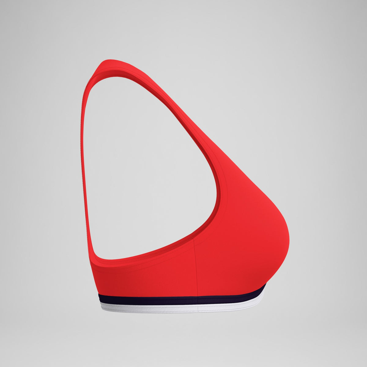 Speedo Jetstream Racerback Bikini Top Red/White