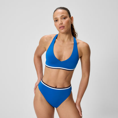 Speedo Jetstream Racerback Bikini Top Blue/White