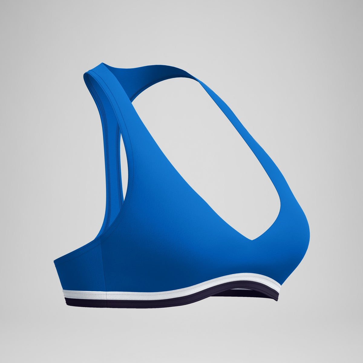 Speedo Jetstream Racerback Bikini Top Blue/White