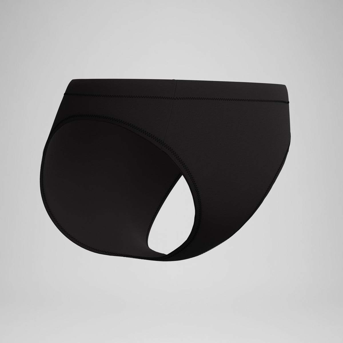 Speedo Solid Classic Bikini Bottom Dark Grey