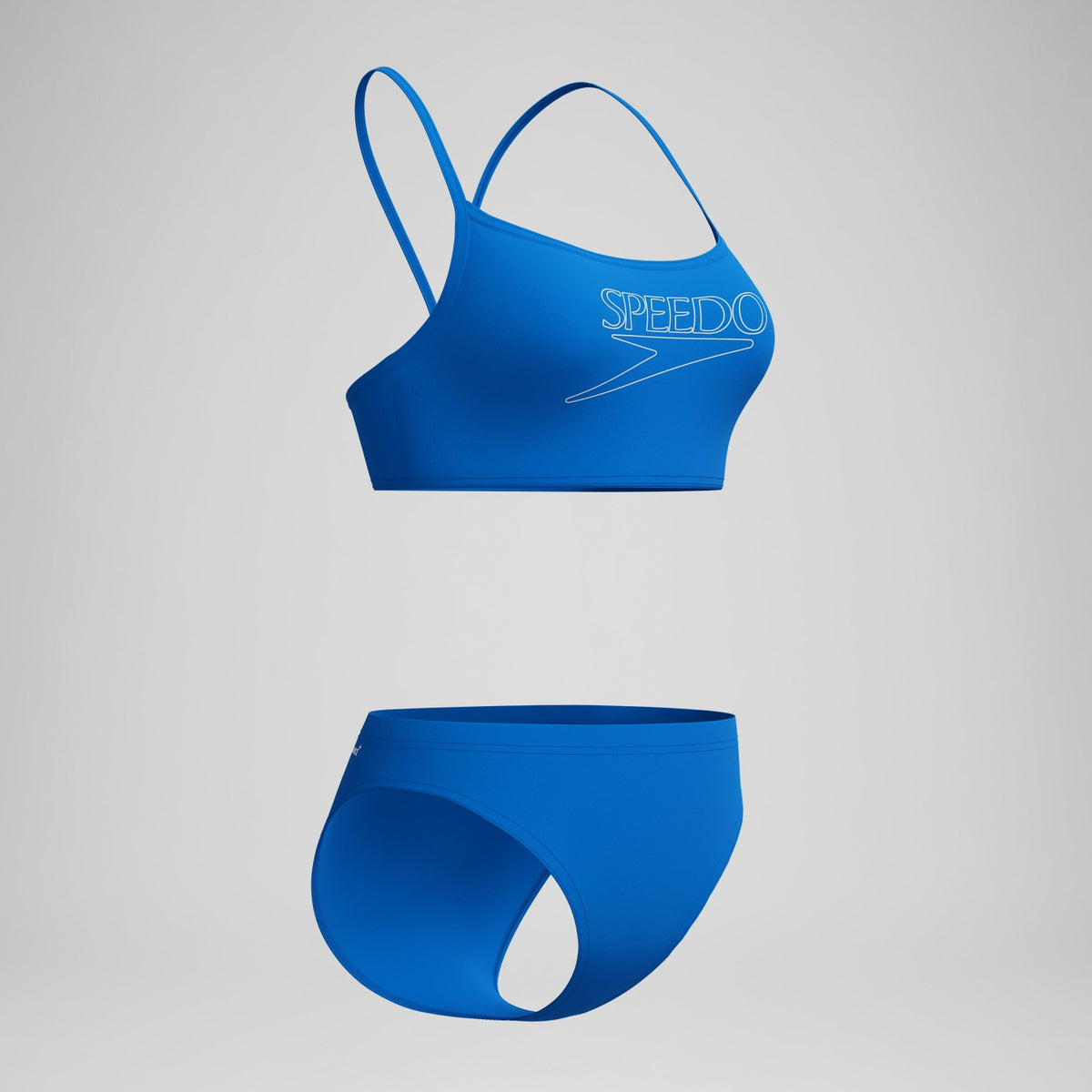 Speedo Endurance+ Logo Thinstrap Bikini Set Blue