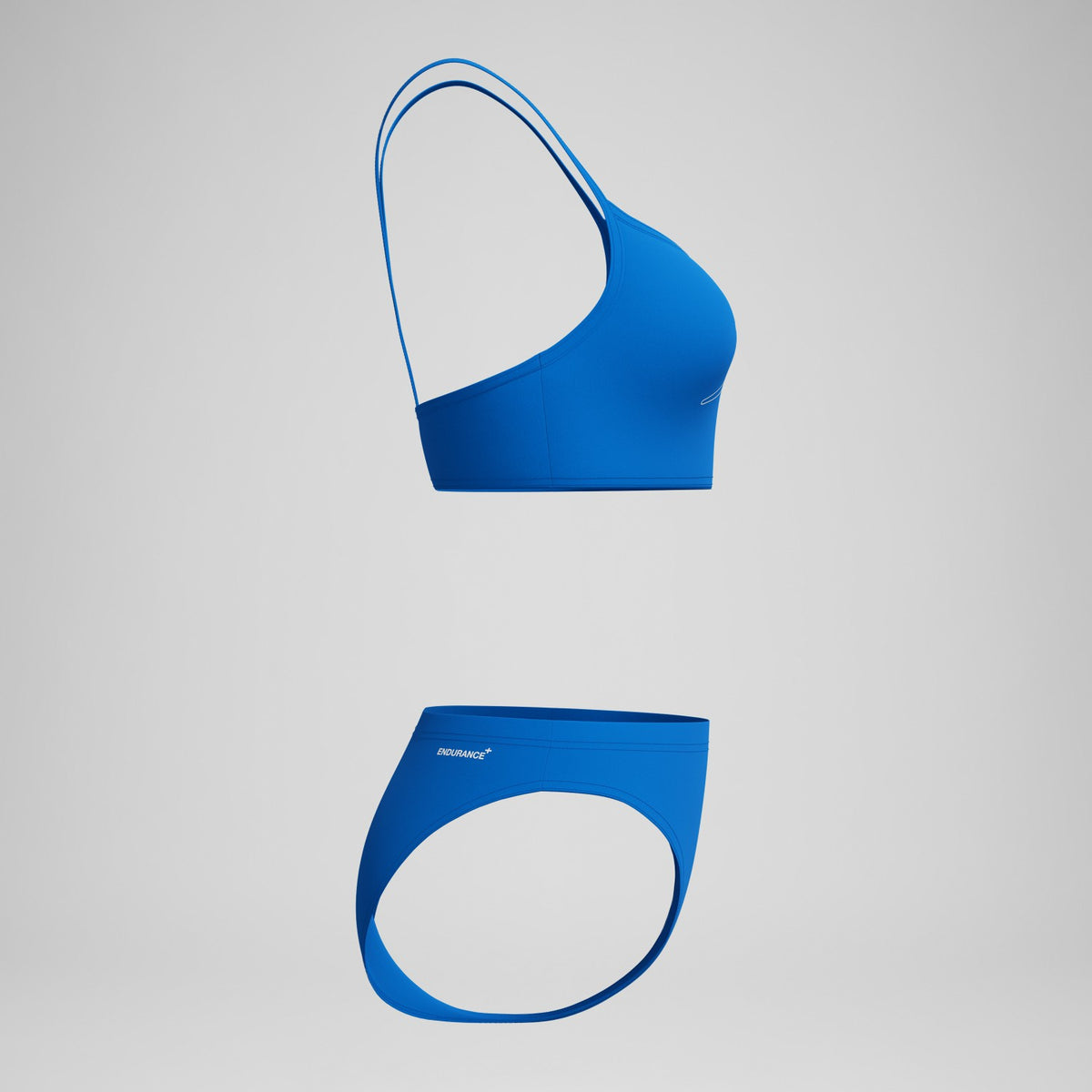 Speedo Endurance+ Logo Thinstrap Bikini Set Blue