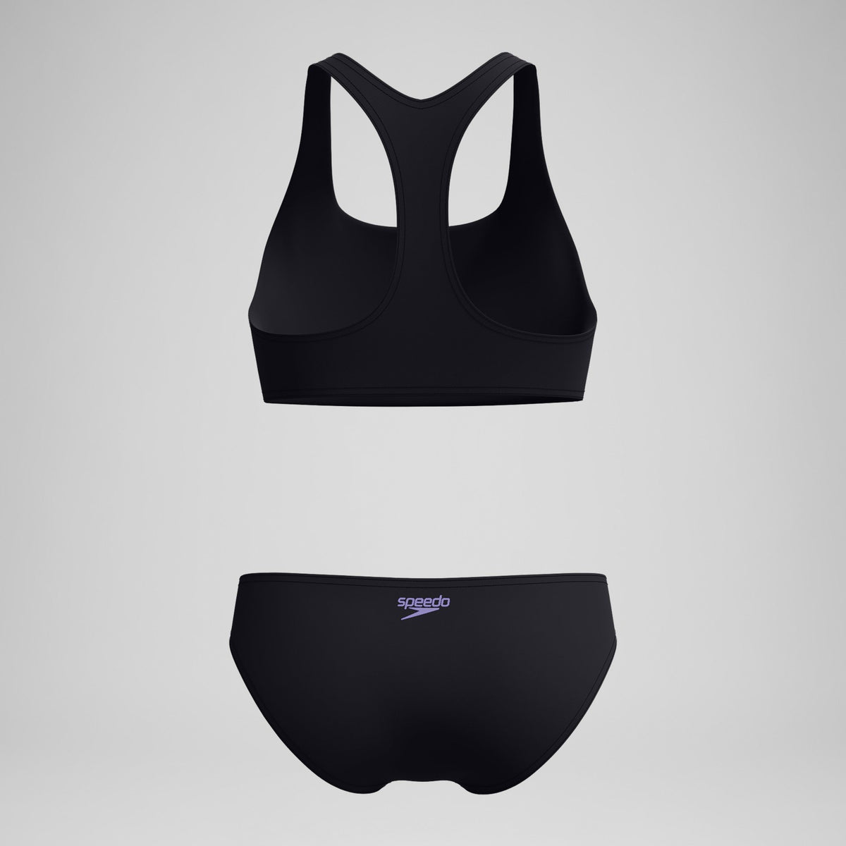 Speedo Placement Bikini Set Black/Peach