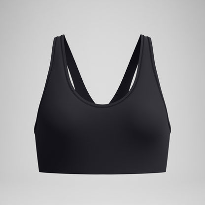 Speedo Sculpture Boom Back Bikini Top Black