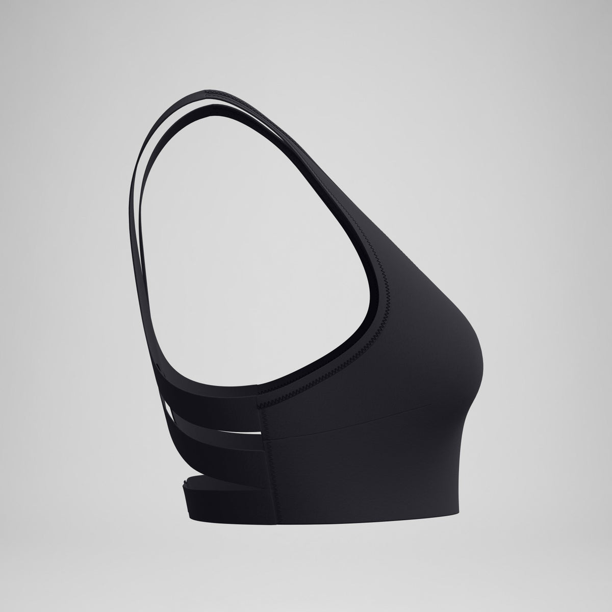 Speedo Sculpture Boom Back Bikini Top Black