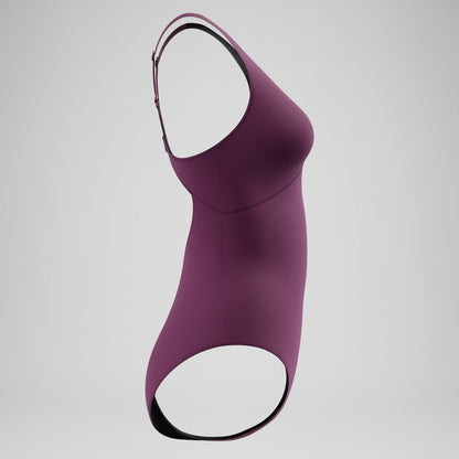 Speedo Sculpture Swimsuit Dark Pink