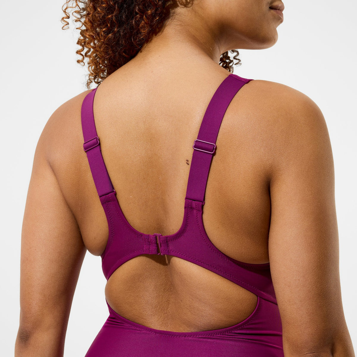 Speedo Sculpture Swimsuit Dark Pink