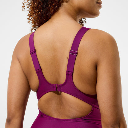 Speedo Sculpture Swimsuit Dark Pink
