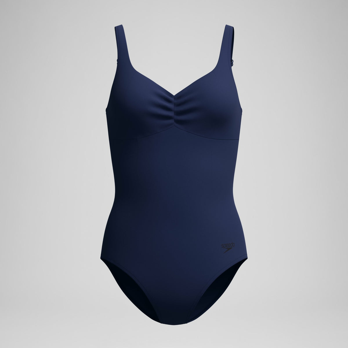Speedo Shaping AquaNite Solid Swimsuit Navy