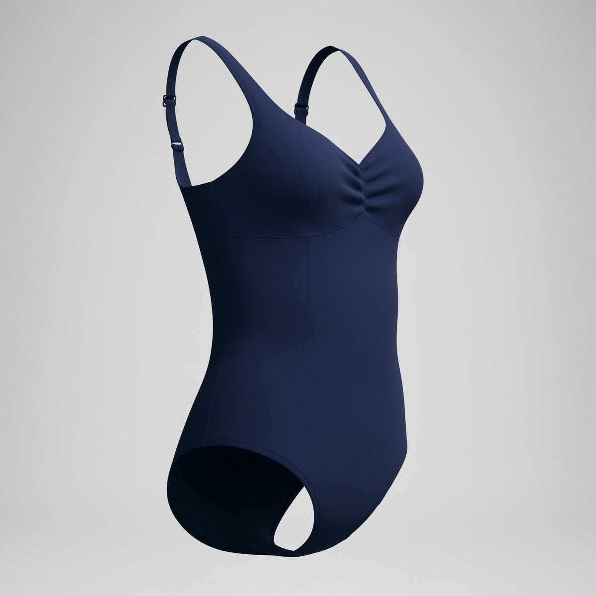 Speedo Shaping AquaNite Solid Swimsuit Navy
