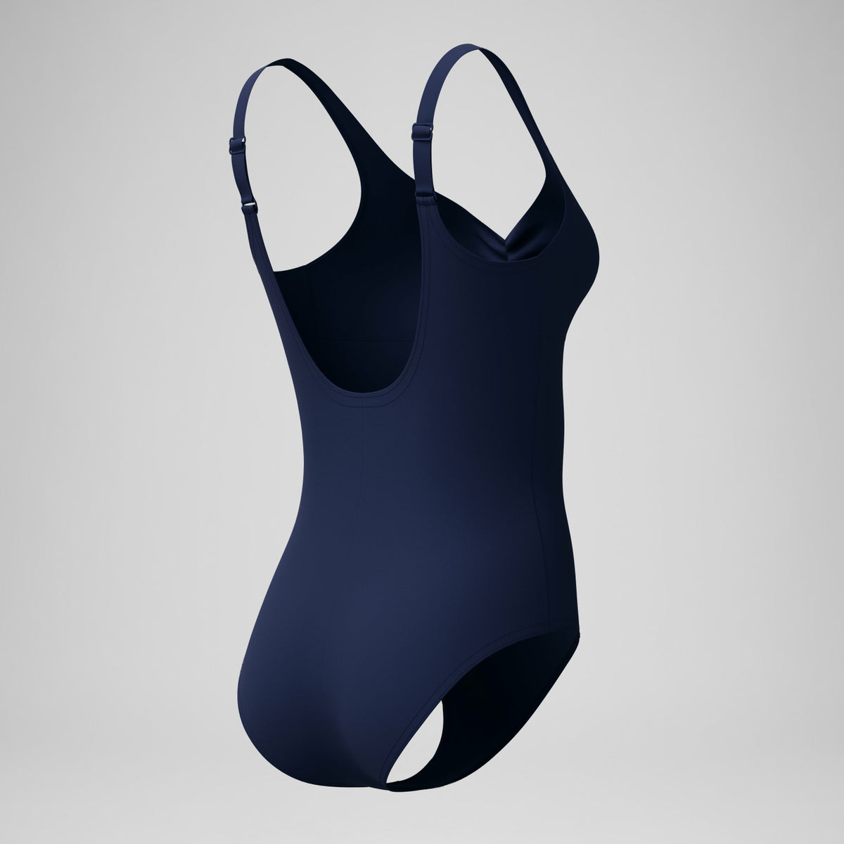 Speedo Shaping AquaNite Solid Swimsuit Navy
