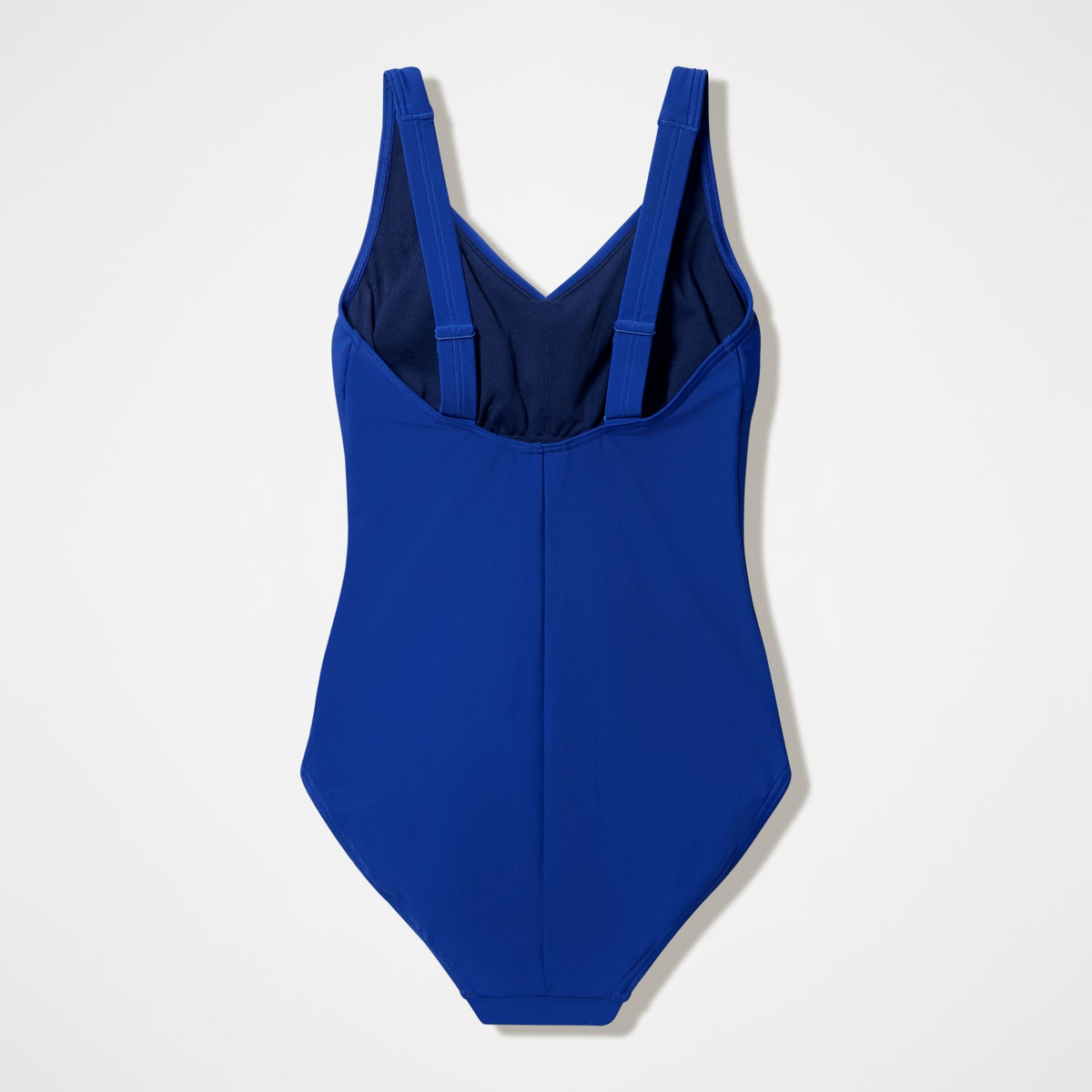 Speedo Shirred Contour Swimsuit Blue