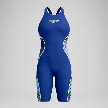 Speedo Fastskin LZR Pure Intent 2.0 Openback Kneeskin Navy/Blue/Yello