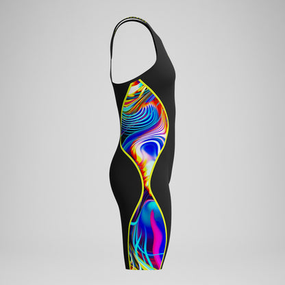 Speedo Fastskin LZR Pure Intent 2.0 Closedback Kneeskin Black/Yellow