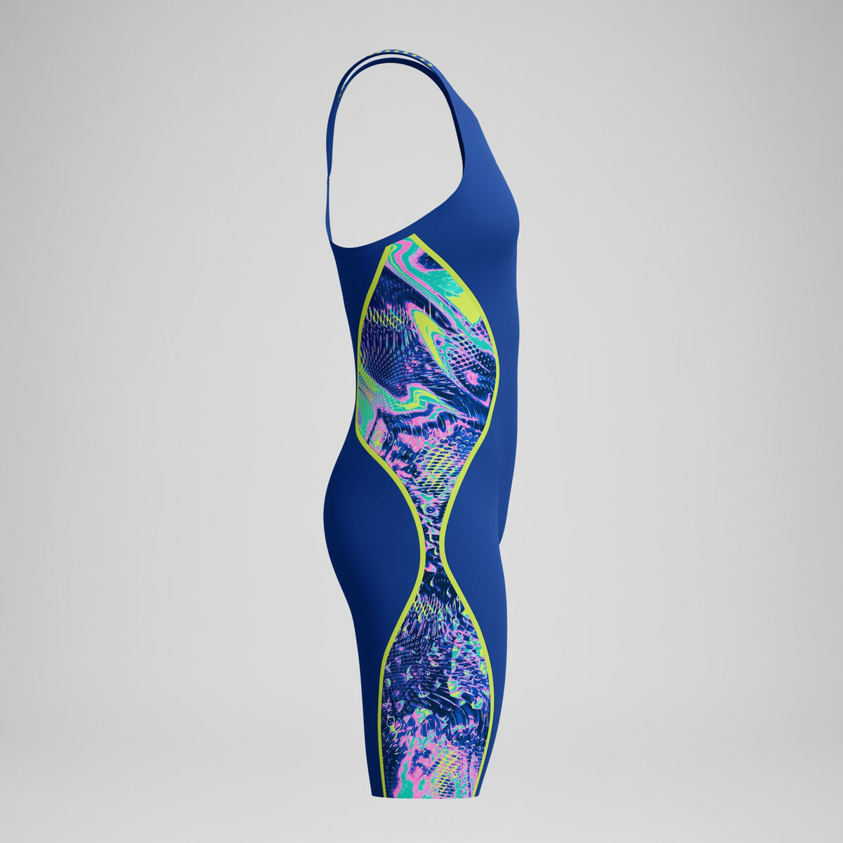 Speedo Fastskin LZR Pure Intent 2.0 Closedback Kneeskin Navy/Blue/Yel