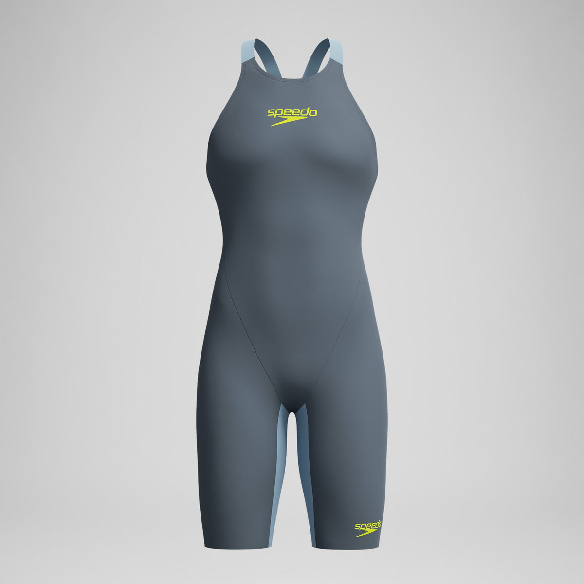 Speedo Fastskin LZR Pure Valor 2.0 Closedback Kneeskin Grey/Blue