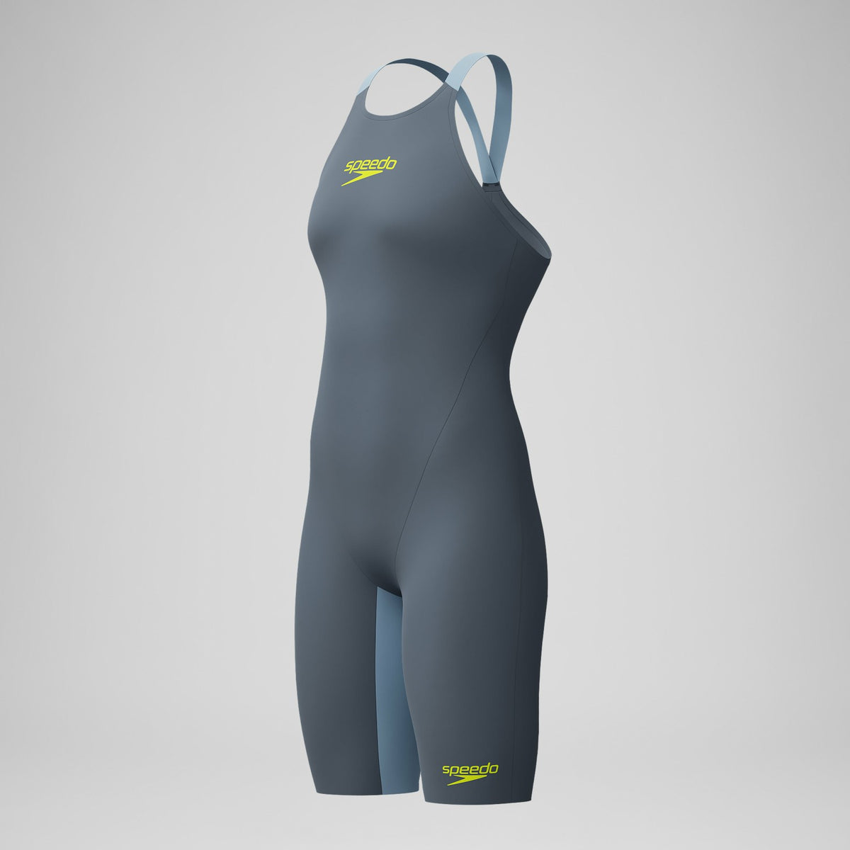 Speedo Fastskin LZR Pure Valor 2.0 Closedback Kneeskin Grey/Blue