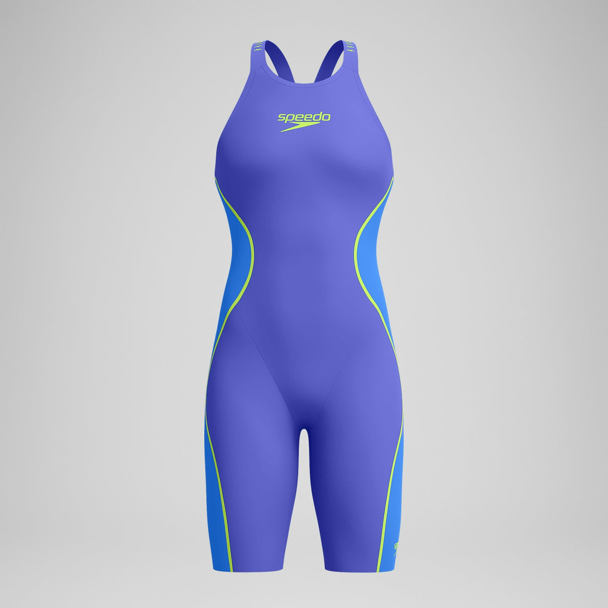 Speedo Fastskin LZR Pure Intent 2.0 Openback Kneeskin Blue/Yellow