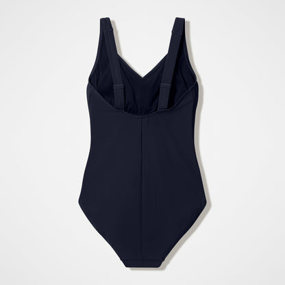 Speedo Shirred Swimsuit Black