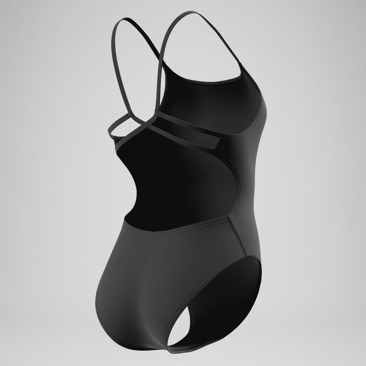 Speedo Team EnduranceX Strappy Swimsuit Black