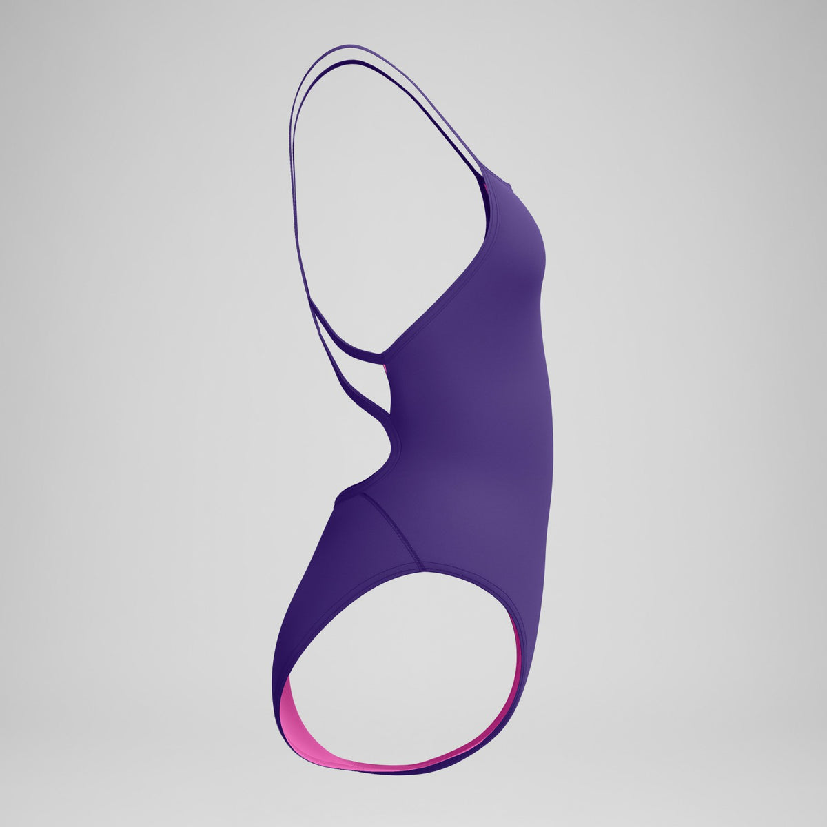 Speedo Club Training Web Back Swimsuit Purple