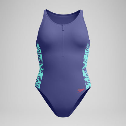 Speedo Panel Hydrasuit Blue/Green